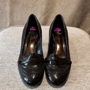 Etienne Aigner Black Heeled Shoes